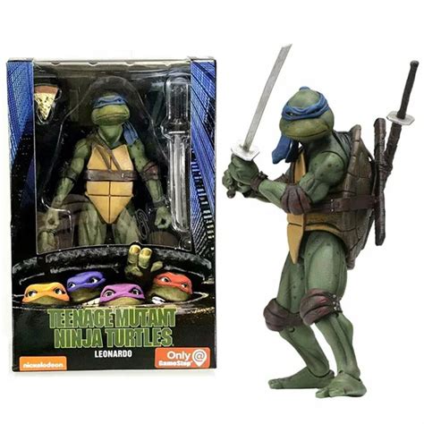 烏龜的玩具|NECA『《忍者龜》龐克偽裝烏龜』 7 吋可動人偶套。